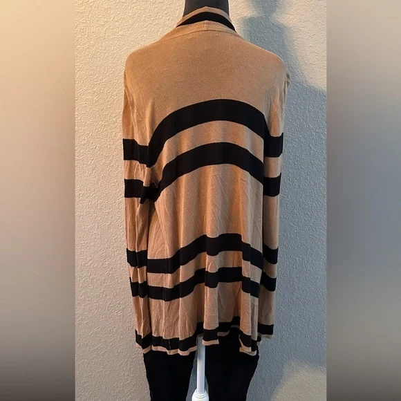 INC International Concepts Beige & Black Open Cardigan – Good Condition - Picture 2 of 5